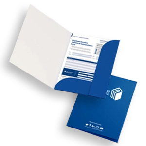 طراحی و چاپ فولدر جیب‌دار اختصاصی