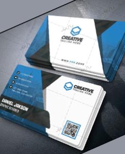 کارت ویزیت گلاسه بدون روکش دورگرد دورو 9*6